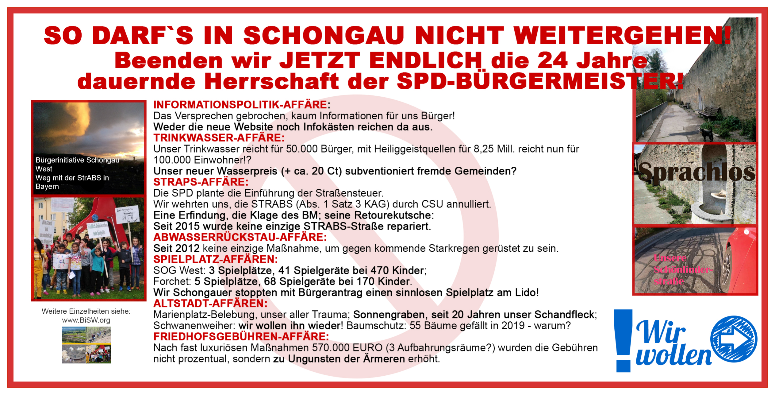 Beenden wir 24 Jahre SPD-Bürgermeister!