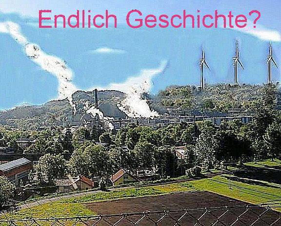 Windkraftanlage "Köpfinger Wiesen" - eine Montage (Bildrechte: Peter Haggenmiller)
